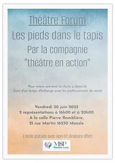 Illustration article LES PIEDS DANS LE TAPIS - Mansle - 20.06.2025