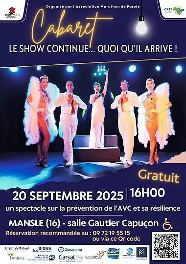Illustration article Spectacle Cabaret sur la prévention de l'AVC et sa résilience