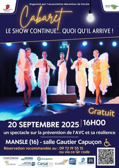 Illustration article Spectacle Cabaret sur la prévention de l'AVC et sa résilience 